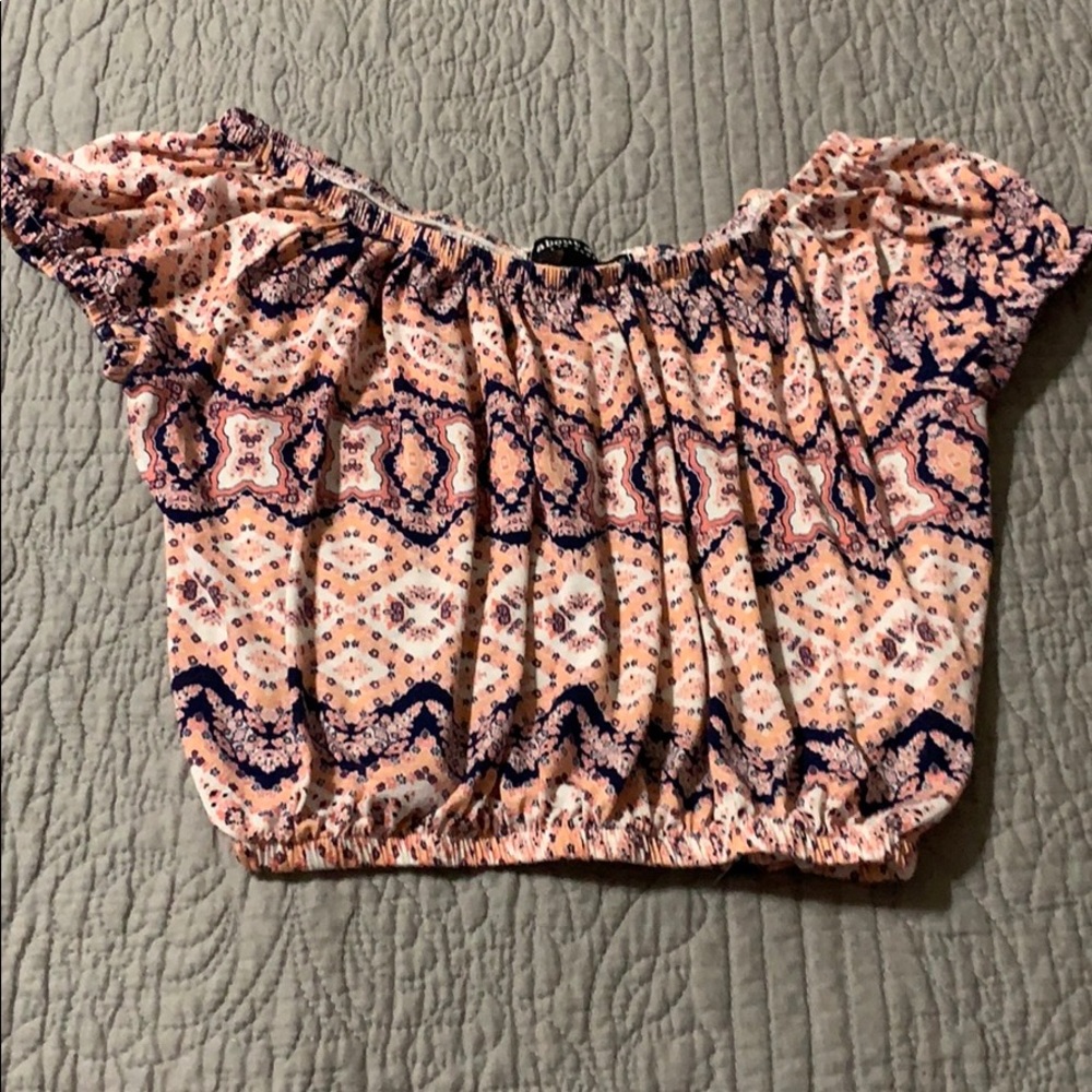 Printed Crop Top